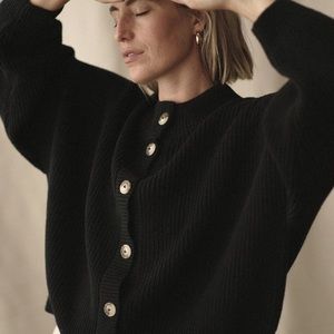 Sister Katie black Carolyn cardigan